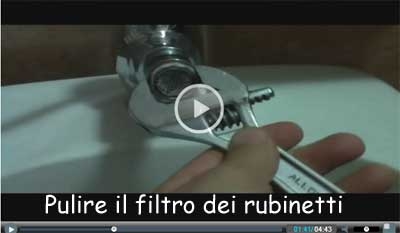 Come pulire il filtrino dei rubinetti intasati dal calcare fai da te