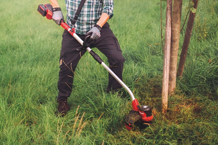 how to replace brush cutter line yourself